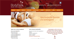 Desktop Screenshot of body-flex.lt