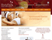Tablet Screenshot of body-flex.lt